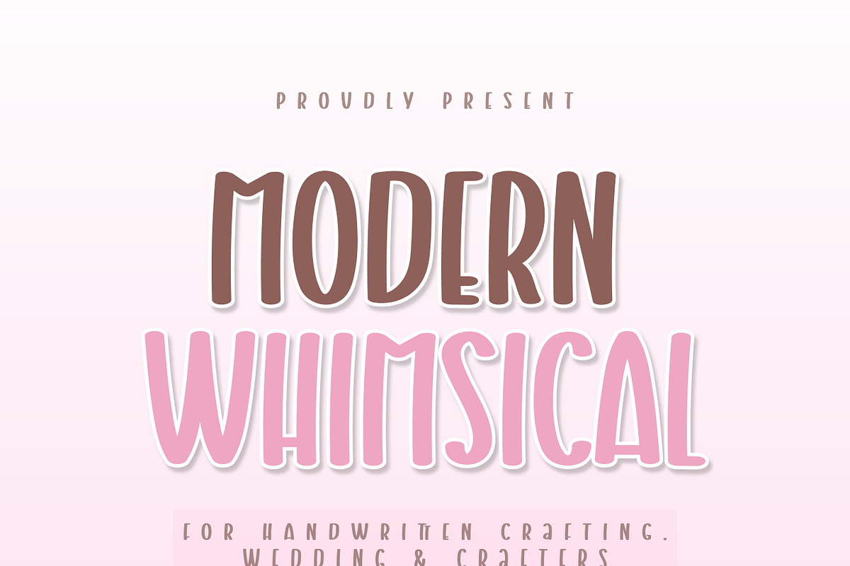 Modern Whimsical, a Sans Serif Font by Mini_World (Photo 1 of 8)