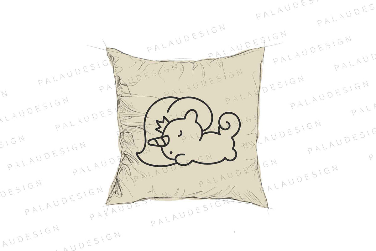 Cute Kawaii Unicorn Characters, an Animal Illustration by Palau (Photo 5 of 12)