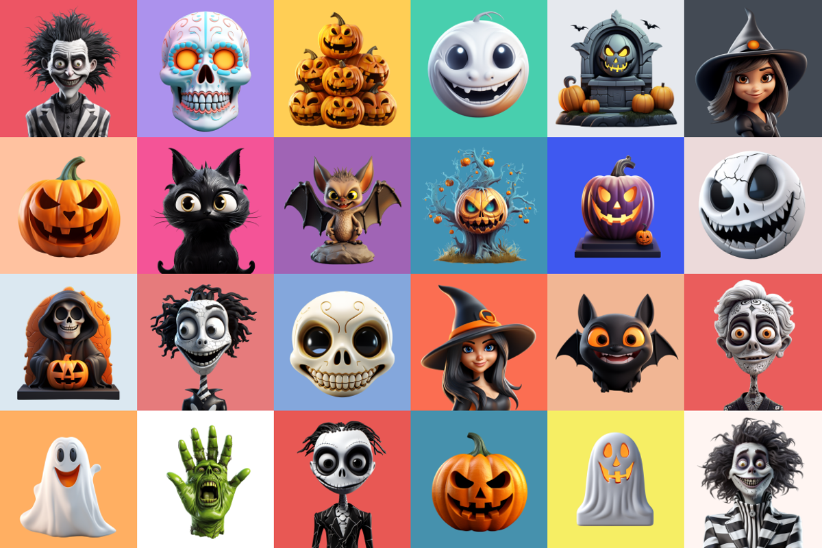 320 Elements Halloween Characters, a Characters & Person 3D Model by Digital Blood (Photo 3 of 15)