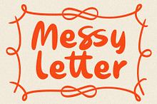 Messy Letter