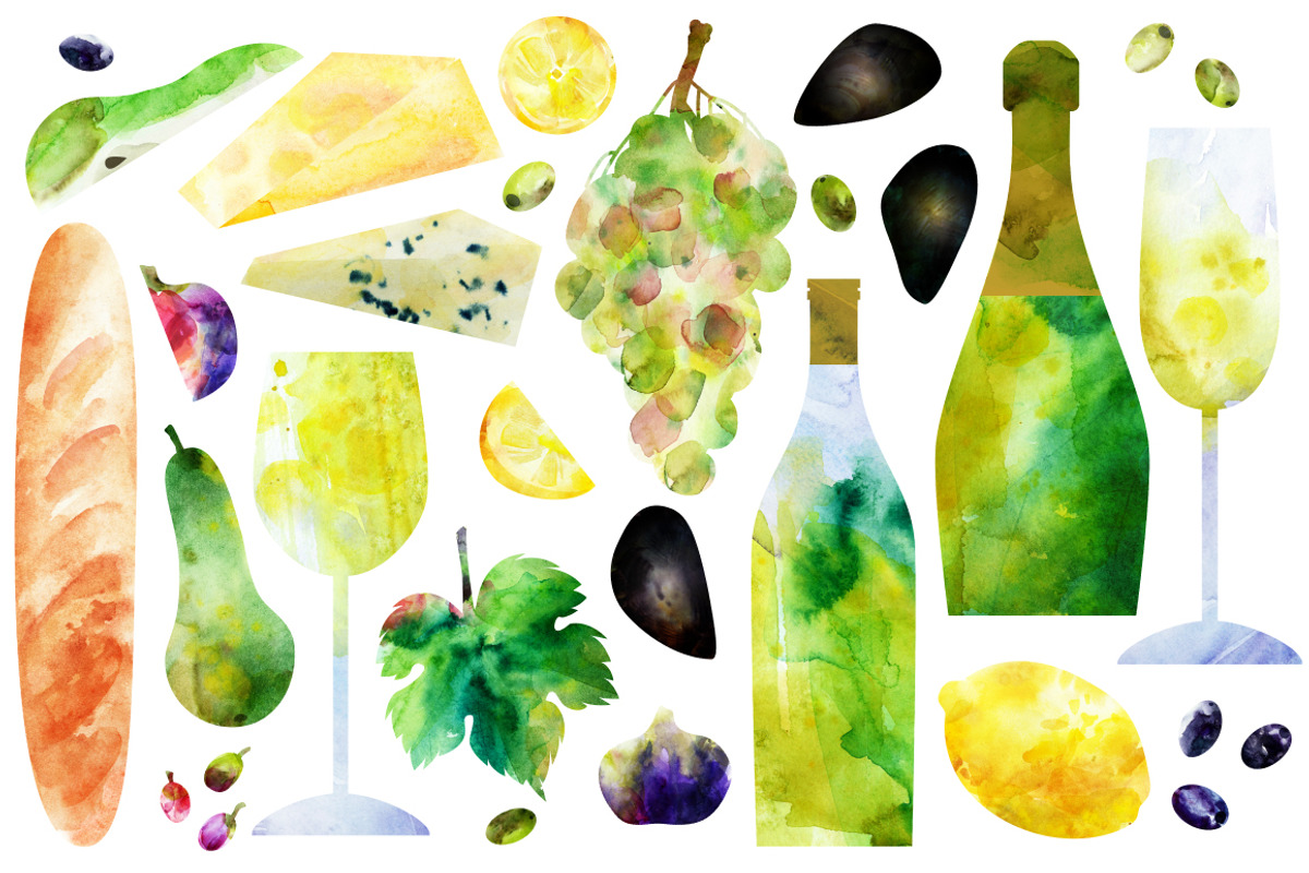 Wine party, a Food Illustration by katya.bogina (Photo 5 of 6)