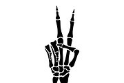 Skeleton Fingers Set, Cut Files, a Person Illustration by Watercolor_Vector Graphic (Thumbnail 4 of 16)