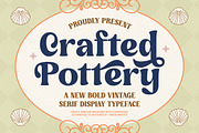 Crafted Pottery Vintage Serif, a Serif Font by timelesstype.co (Thumbnail 1 of 20)