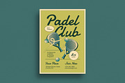 Padel Club Event Flyer, a Flyer Template by Guuver (Thumbnail 1 of 3)