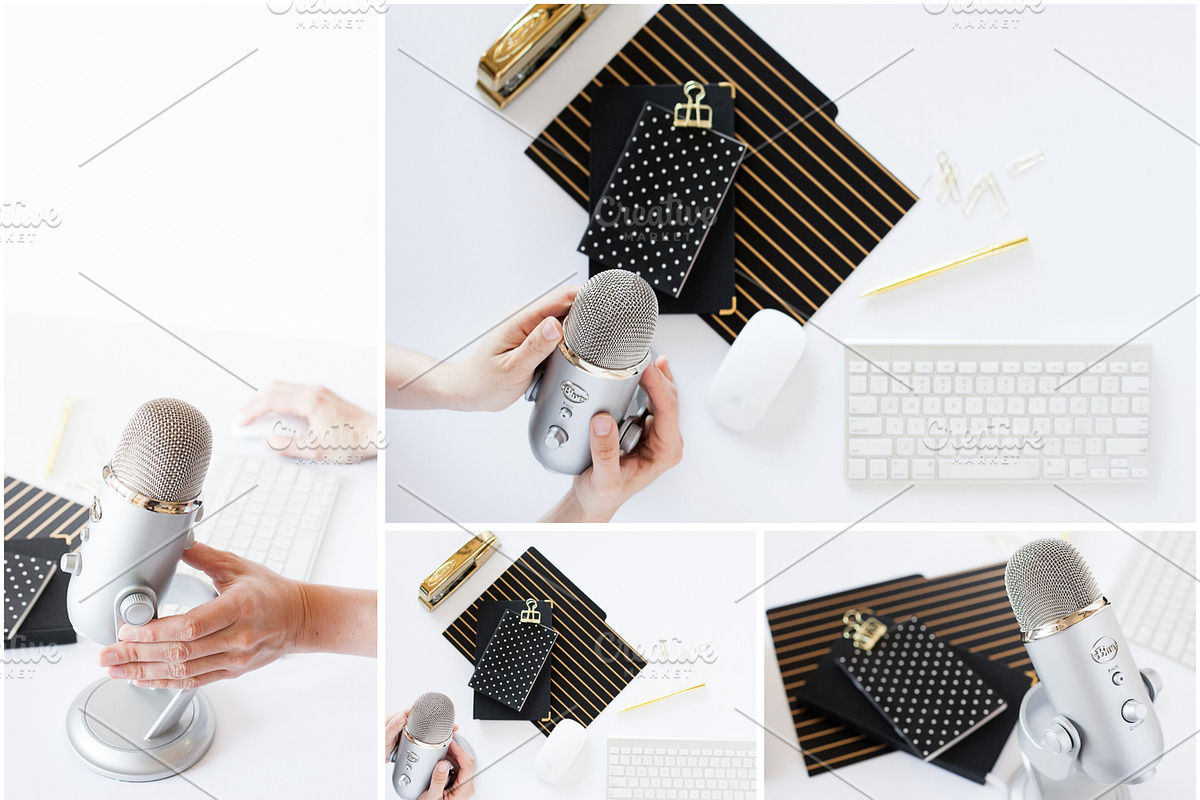 Podcaster Styled Photo Bundle, a Cups & Container Mockup by Rosemary Watson | Stock (Photo 3 of 8)