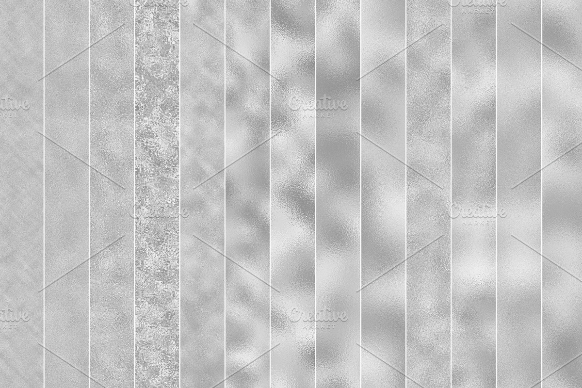 Soft Silver Foil Textures, a Texture Graphic by U + Me Studio (Photo 2 of 4)