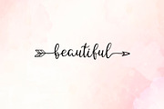 Arrow font, a Script Font by JuliaKJ (Thumbnail 4 of 5)