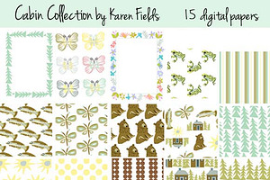 Scrapbook Papers ~ 15 ~ Jpeg~ 8.5x11