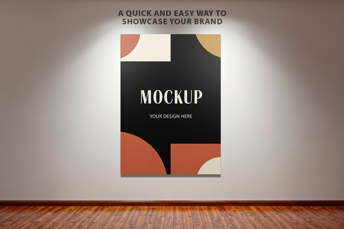 Poster Mockup PSD, an Advertising Mockup by Bruno's Shop (Photo 2 of 4)