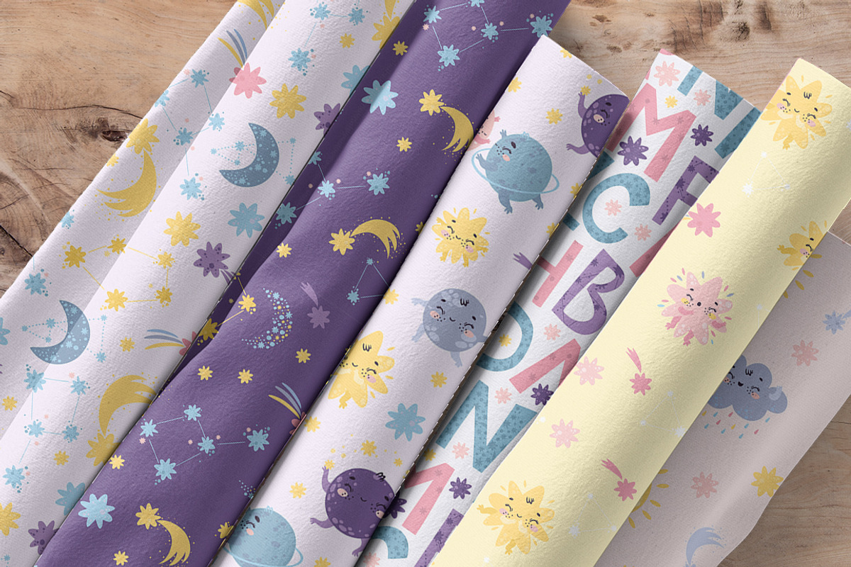 Kids patterns. Bundle patterns., a Pattern Graphic by Lesya Skripak (Photo 7 of 15)