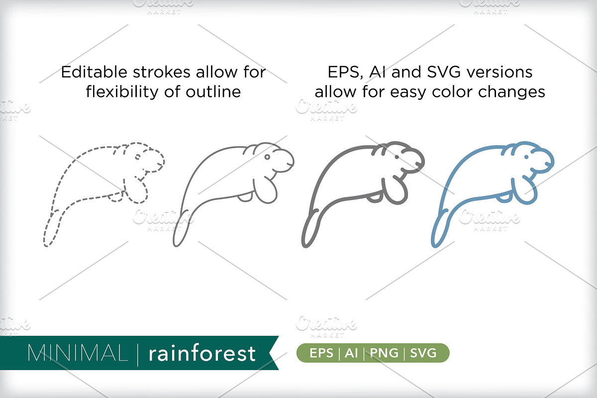 Minimal rainforest icons, an Outline Icon by Picture Window (Photo 5 of 5)