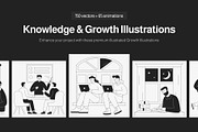 Bundle of Knowledge and Growth, an Education Illustration by Creative Stall (Thumbnail 1 of 14)