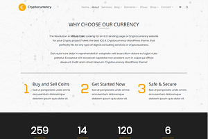 Cryptocurrency WordPress Theme