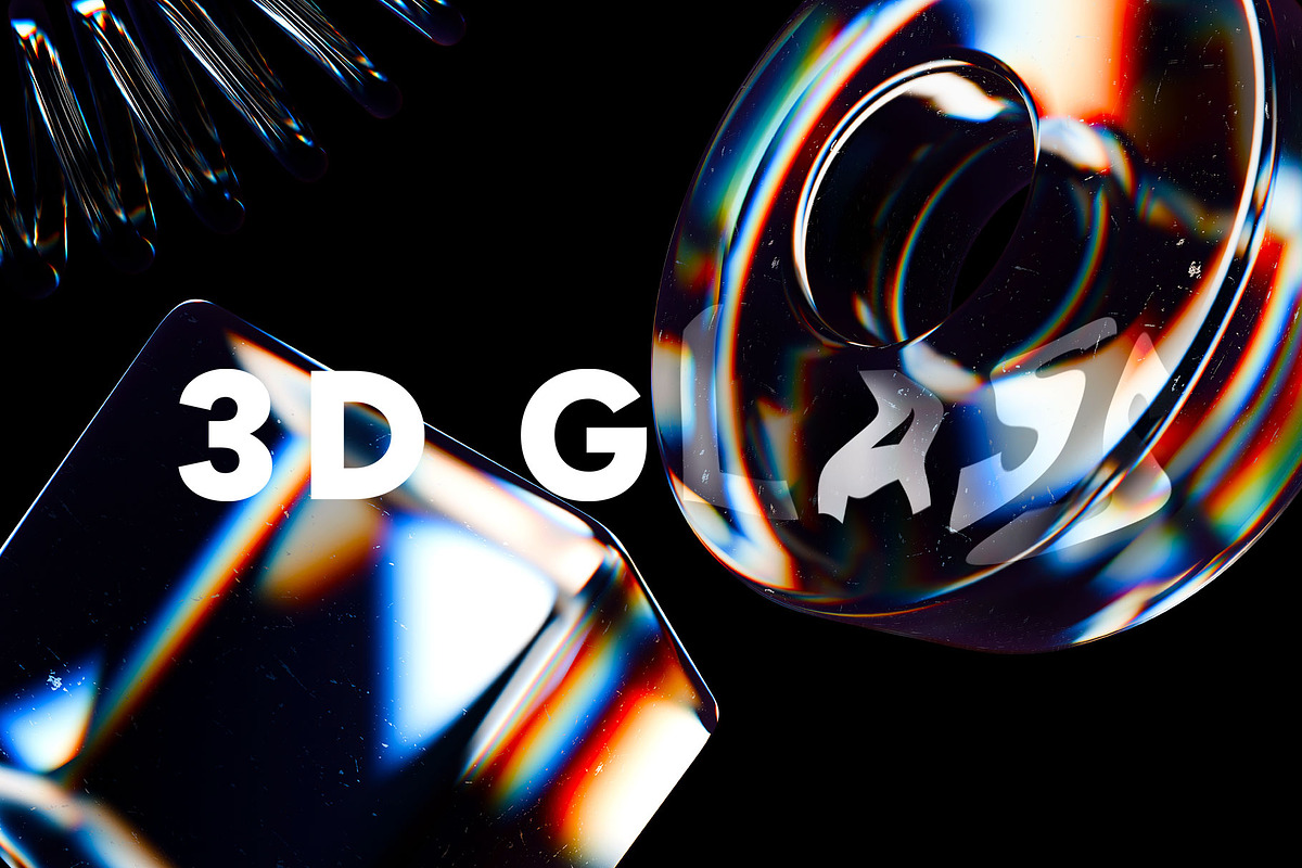 3D Glass| PNG Shape + Transparents, an Object Graphic by Imagine Storm (Photo 3 of 8)