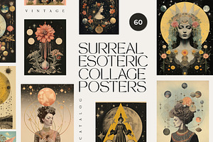 SURREAL Esoteric Collage Posters