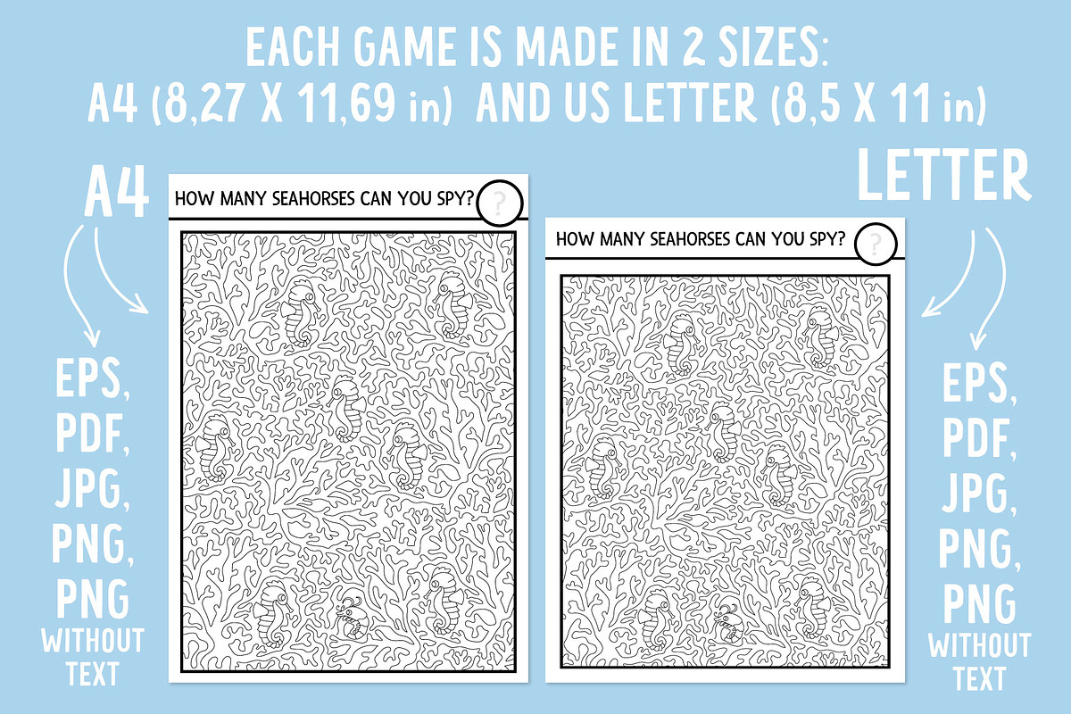 Under the sea coloring games, an Education Illustration by Lexi Claus (Photo 11 of 16)