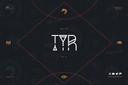 Tyr, a Sans Serif Font by Eagle & Bison Design Co. (Thumbnail 1 of 2)