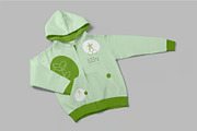Kids Zipper Hoodie Mockups, a Hoody Mockup by megostudi0 (Thumbnail 3 of 7)