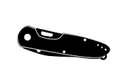 Folding Pocket Knife Silhouette, a Graphic by hafijul (Thumbnail 6 of 12)