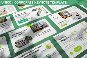 Unico - Corporate Keynote Template, a Presentation Template by SlideFactory