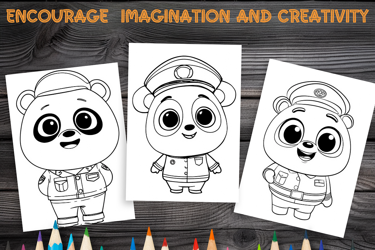 Military Camp Stories Coloring Page, a Brochure Template by LA Design (Photo 6 of 10)