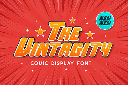 Vintagity | Comis Display Font
