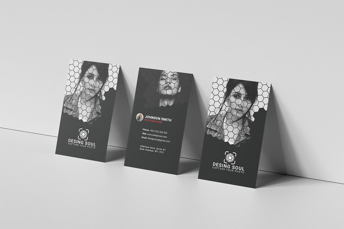 Photography Business Card Template, a Business Card Template by Smashing_Studio (Photo 2 of 3)