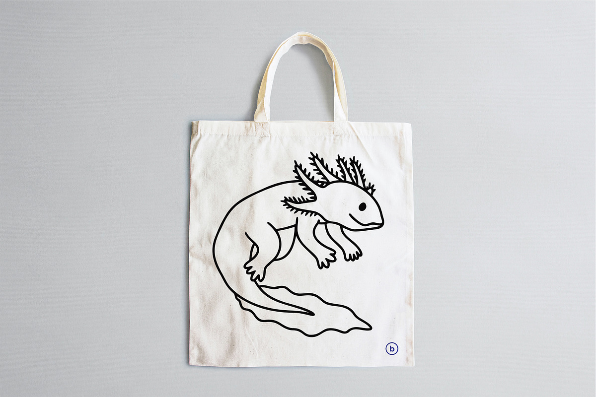Axolotl svg dxf png, axolotl clipart, an Animal Illustration by Bila Vorona (Photo 7 of 7)
