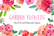 SALE! HUGE Watercolor Flower Bundle, an Illustration by Emerald & Ivy Studios (Thumbnail 16 of 23)