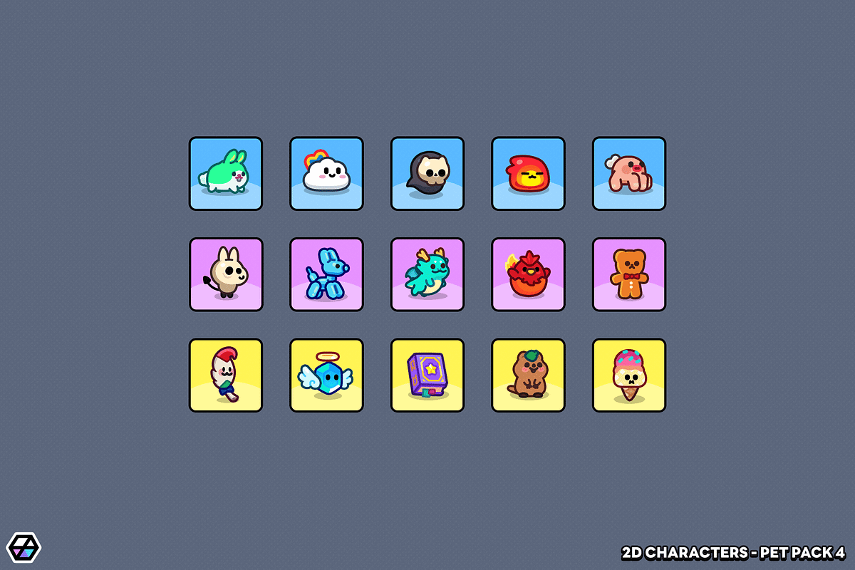 2D Characters - Pet Pack 4, an Animal Illustration by LAYERLAB (Photo 6 of 7)