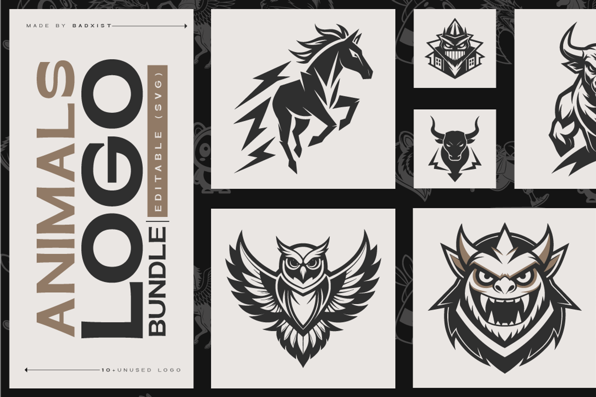 Animal Mascot Logo Bundle Vol. 2