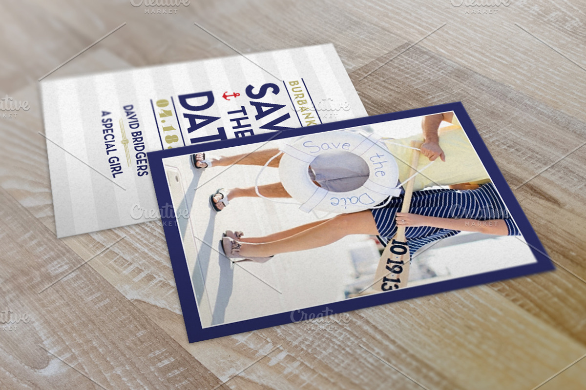 Save the Date - Nautical Postcards, an Invitation Template by xxDeadPixels (Photo 3 of 5)