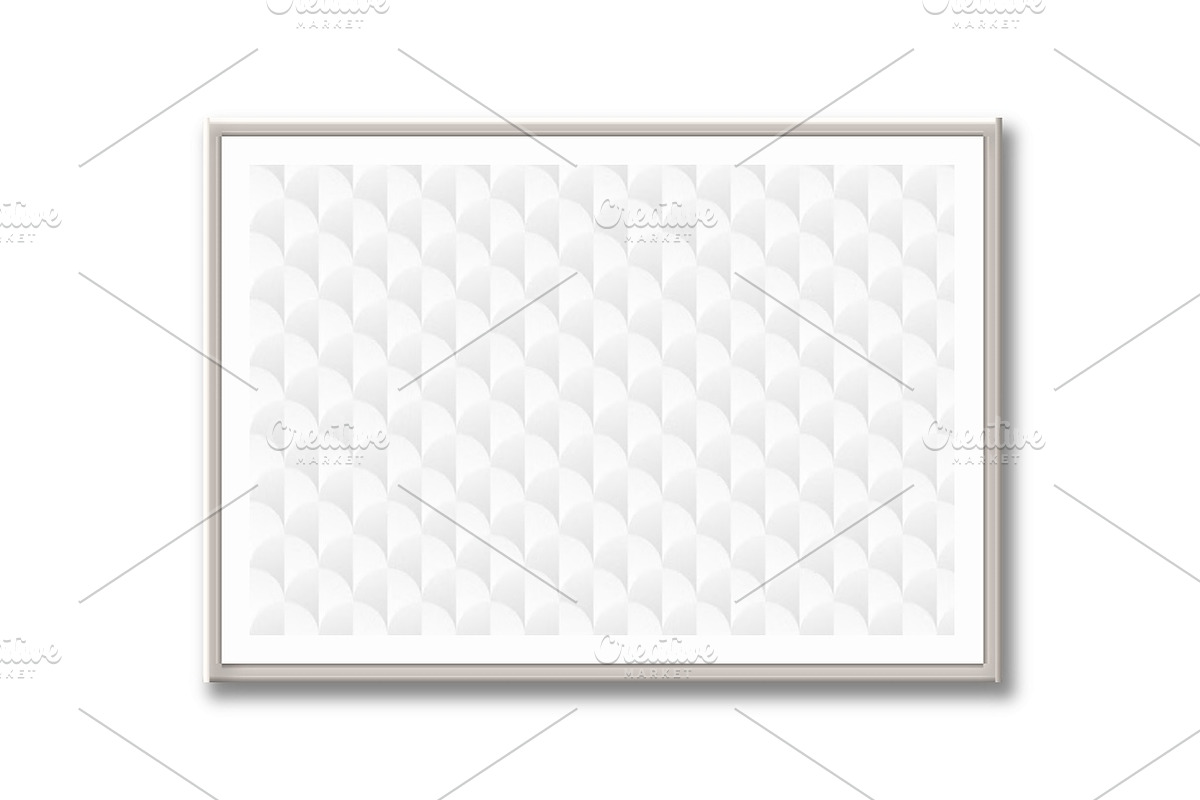 Seamless geometric white pattern, a Pattern Graphic by RODINA (Photo 3 of 3)