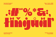 Houte–Retro Bold Decorative Display, a Sans Serif Font by MaikoHatta (Thumbnail 6 of 8)