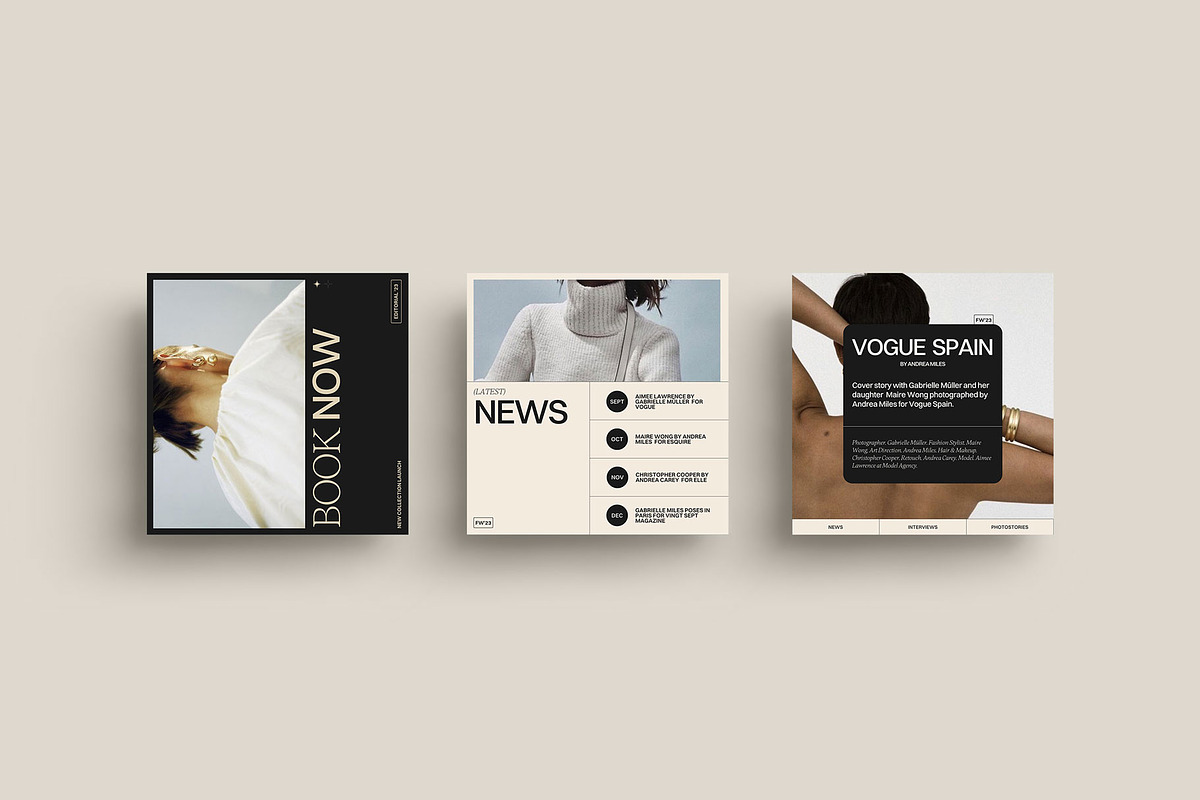 Editorial Social Media Template, a Social Media Template by Moscovita Studio (Photo 17 of 34)