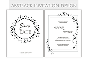 BLACK & WHITE INVITATION, an Invitation Template by byfloraison (Thumbnail 1 of 5)