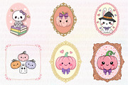 Cute Ghost Frame Sublimation Bundle, an Illustration by CreationArt (Thumbnail 4 of 5)