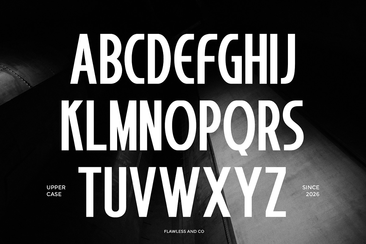 Kranezi - Condensed Sans Serif Font, a Sans Serif Font by Flawless And Co (Photo 6 of 10)