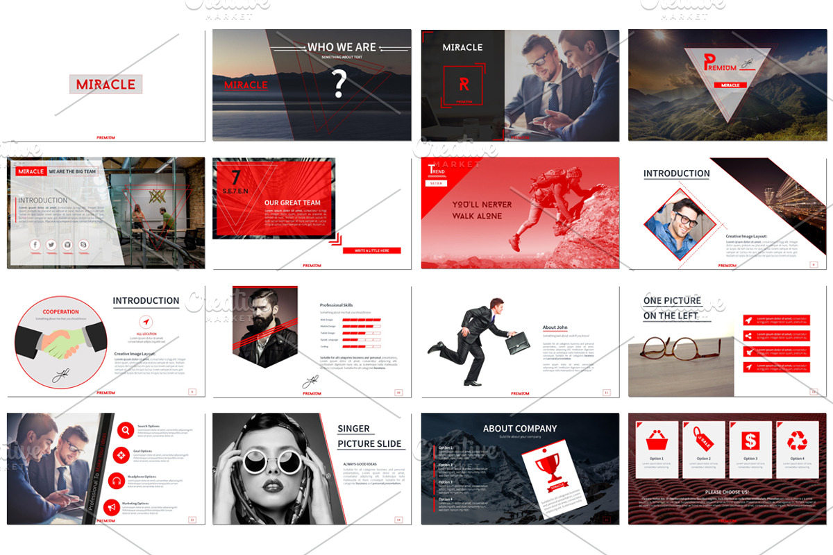 Miracle Powerpoint Presentation, a Presentation Template by UniqueStudio (Photo 4 of 13)