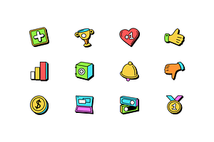 Like A Doodle Icons Set