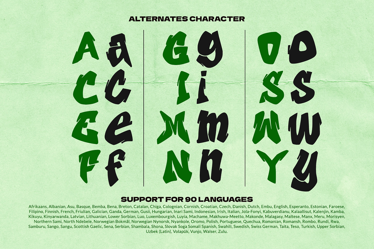 Grafstroke, a Script Font by Ditatype (Photo 10 of 11)