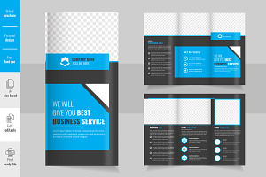 Corporate Business Trifold Brochure, a Print Template by Tanuart