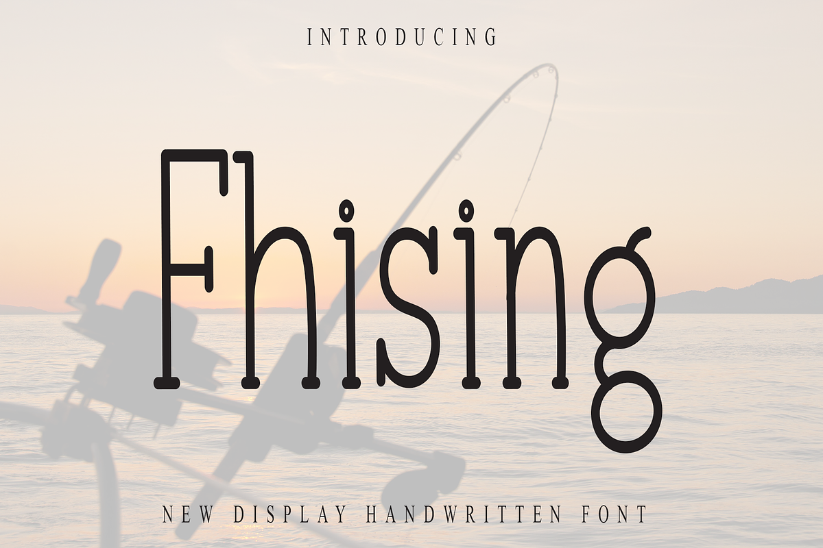 Fishing, a Sans Serif Font by InermediaSTUDIO (Photo 1 of 8)