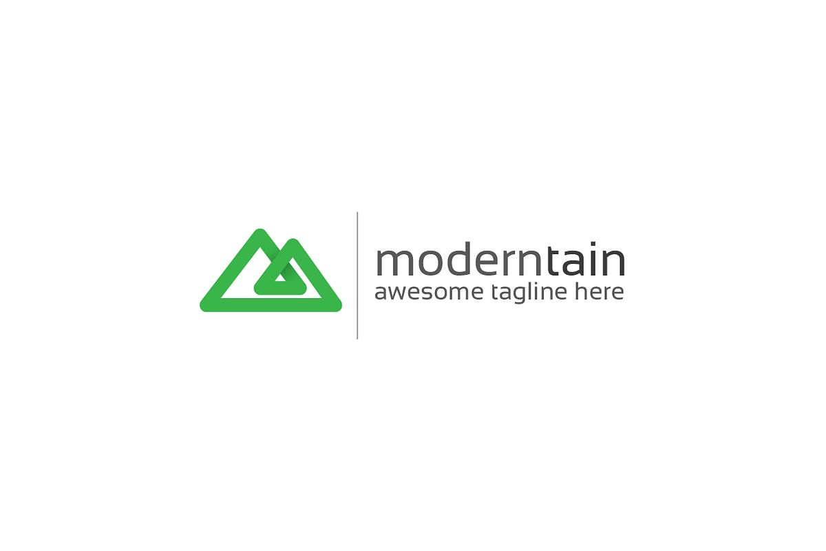 moderntain logo, a Branding & Logo Template by hellothere (Photo 2 of 4)