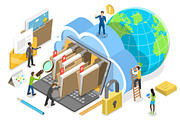 Digitalization Set 01, a Technology Illustration by AndriiStore (Thumbnail 3 of 11)