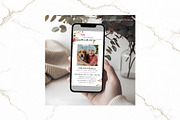 Digital Funeral Invitation CV FR008, a Social Media Template by TyphoonStudio (Thumbnail 3 of 5)