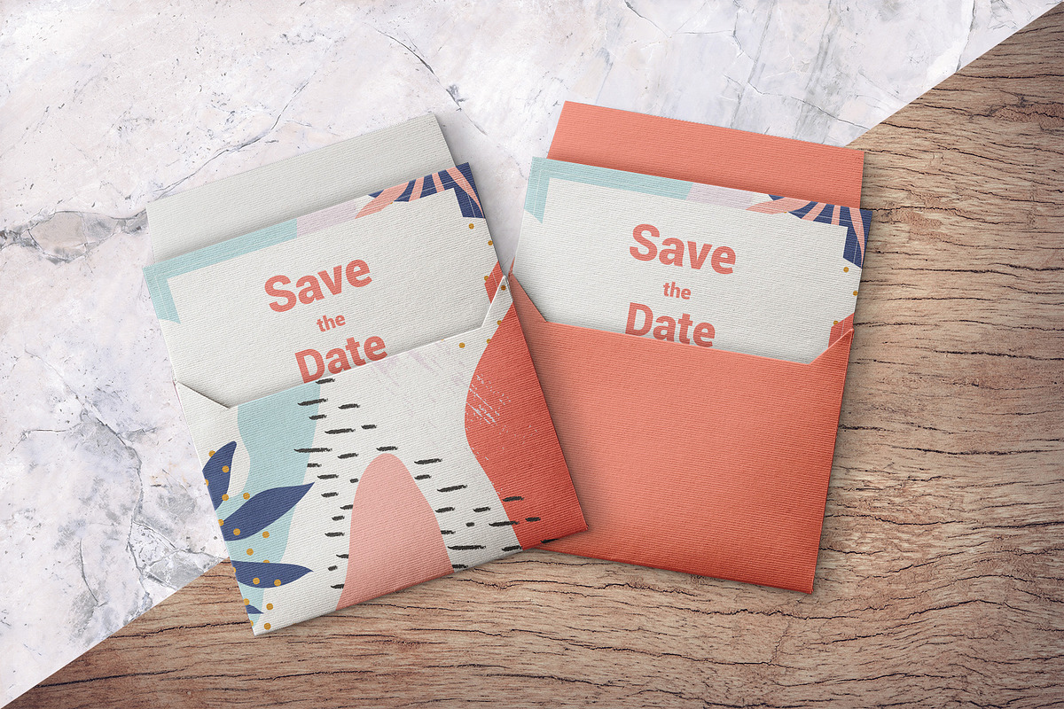 Open Envelope With Card Mockup, a Product Mockup by Designertale
