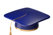 3D Graduation cap icons, an Object 3D Model by Hannet (Thumbnail 2 of 7)