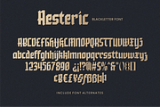 Aesteric Blackletter Gothic Font, a Blackletter Font by 24Design Studios (Thumbnail 3 of 8)