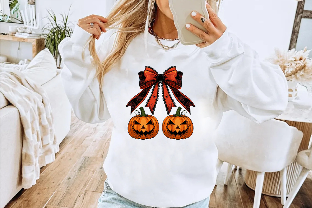 Spooky Pumpkin Png, an Illustration by Watercolor design (Photo 3 of 3)